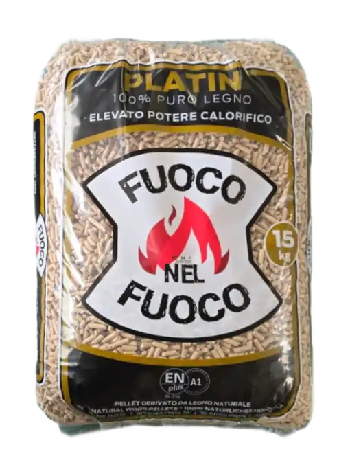 offerta pellet Reggio Emilia 8 Pellet Fuoco nel Fuoco Plaatin